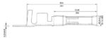 Επαφή για Βύσματα Οχημάτων Τύπου Molex με Βήμα 6.2mm Θηλυκή για Καλώδιο 20÷16AWG (0.5÷1.5mm) 508100 - Image 2