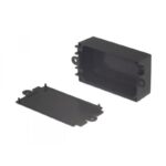 Κουτί Κατασκευών Πλαστικό ABS Μαύρο 65x38x22mm με Εξόδους Καλωδίων Gainta G1011 - Image 2