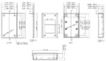 Κουτί Κατασκευών Πλαστικό ABS Γκρι 92x57x25.4mm με Οδηγούς για PCB Gainta G1200G - Image 3