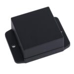 Κουτί Κατασκευών Πλαστικό ABS Μαύρο 50x50x27mm με Βάση Στήριξης Gainta NUB505027BK