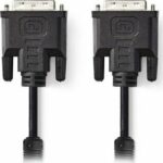 Καλώδιο DVI-D Single Link 18+1 Pin Αρσενικό σε Αρσενικό 5m Μαύρο E-Space NX5006/5