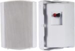 X-Treme SPS-430W Ζεύγος Ηχείων Πλαστικά 2 Δρόμων 4" 45W 8Ω με Βάση Τοίχου Λευκά