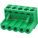 Κλέμμα Αποσυνδεόμενη Θηλυκή Γωνιακή 5 Επαφών με Βήμα 5.08mm, Καλώδιο έως 2.5mm KF2EDG