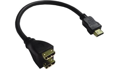393701-o1.jpg HDMI Splitter 1 Είσοδος / 2 Έξοδοι Παθητικό GBC 14.2851.25 - Image 1