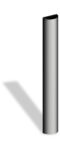 JollyLine Κανάλι Καλωδίων από Αλουμίνιο Βιδωτό 750x50x28mm Γκρι CC05/S
