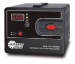 Amarad SVR-2000VA Σταθεροποιητής Τάσης Relay 2000VA / 1200W με 2 Πρίζες Σούκο, Ψηφιακές Ενδείξεις