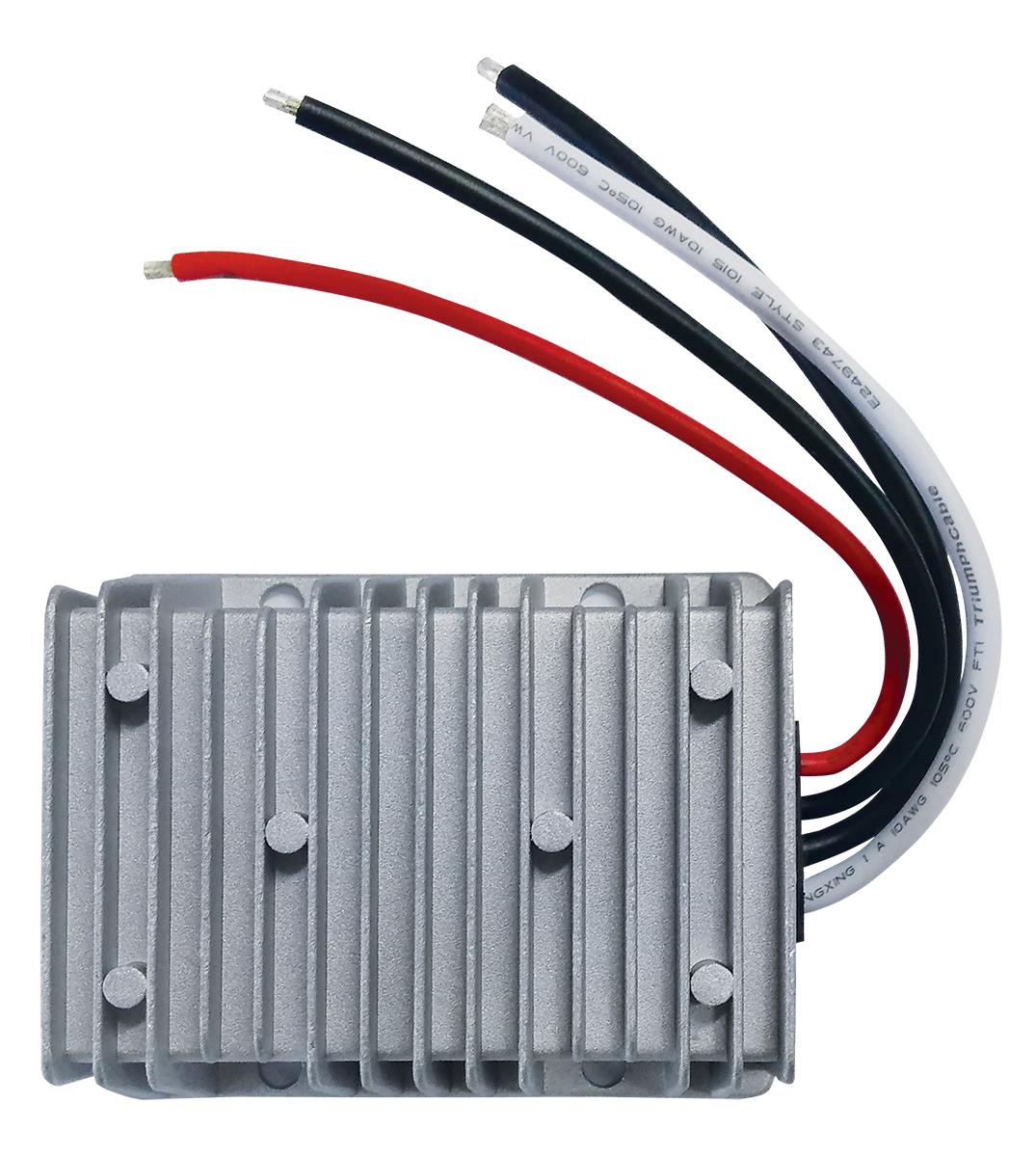 462524250-o1.jpg Step Down DC Converter In: 18÷36VDC Out: 12VDC 30A IP68 YK-2412-30A - Image 1