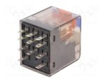 Ρελέ Ηλεκτρομαγνητικό 24VDC 10A 3 Επαφών N.C+N.O 11 Pin για Βάση Schrack PT370024 - Image 2