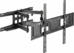 Βάση Τοίχου Brateck για TV έως 80" 40kg Max με Βραχίονα Μαύρη LPA63-466
