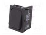 Διακόπτης Rocker ON-(ON) 6 Pin DPDT, 4A/250VAC, για Άνοιγμα 30.6x22mm Marquardt 1834.3402