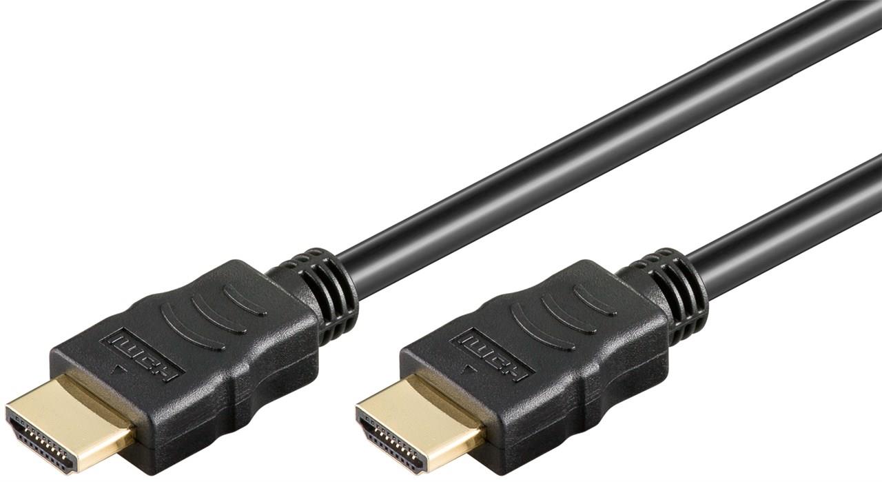 518201-o1.jpg Καλώδιο HDMI v1.4 4K 30Hz 8Gbps 2m Μαύρο Goobay 51820 - Image 1