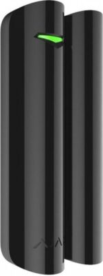Ajax Systems DoorProtect Plus Ασύρματη Μαγνητική Επαφή Πόρτας ή Παραθύρου με Ανίχνευση Κλίσης & Κραδασμών Φ20x90mm Μαύρη