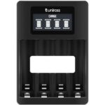 Uniross Φορτιστής USB 4 Μπαταριών Ni-MH Μεγέθους AA/AAA με Οθόνη Ενδείξεων, 4 Κανάλια Φόρτισης UNPCU005 - Image 2
