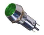Ενδεικτική Λυχνία LED Πράσινη Φ8mm 230VAC/DC με Faston AD22C-8T