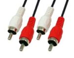Καλώδιο 2x RCA Αρσενικά σε Αρσενικά 1.5m Μαύρο Victronic J1902-001