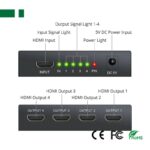 HDMI Splitter 1 Είσοδος / 4 Έξοδοι 4K 3D Anga PS-1014-4K - Image 5