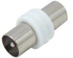 Adaptor Βύσμα Κεραίας TV Αρσενικό σε Αρσενικό Πλαστικό Λευκό Ultimax V7911