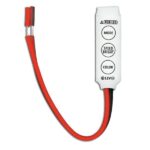 Mini Dimmer Controller για Ταινίες LED RGB 12VDC 144W Max. με Καλώδιο 5.3.9