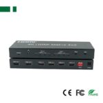HDMI Matrix 4 Είσοδοι / 2 Έξοδοι με Tηλεχειριστήριο 4K 3D HDCP Μαύρο Anga PS402HD - Image 4