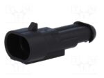 Βύσμα Οχημάτων Superseal 1.5 Αρσενικό 2 Pin IP67 Καλωδίου Χωρίς Επαφές TE Connectivity 282104-1