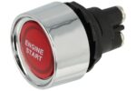 Πιεζοδιακόπτης Φωτιζόμενος Push ON SPST-NO  Φ22mm με LED 12V 50A Κόκκινο IP40 A2-23B-07