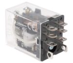 Ρελέ Ηλεκτρομαγνητικό 12VDC 10A 2 Επαφών N.O+N.C 8 Pin Faston Omron LY2 12VDC