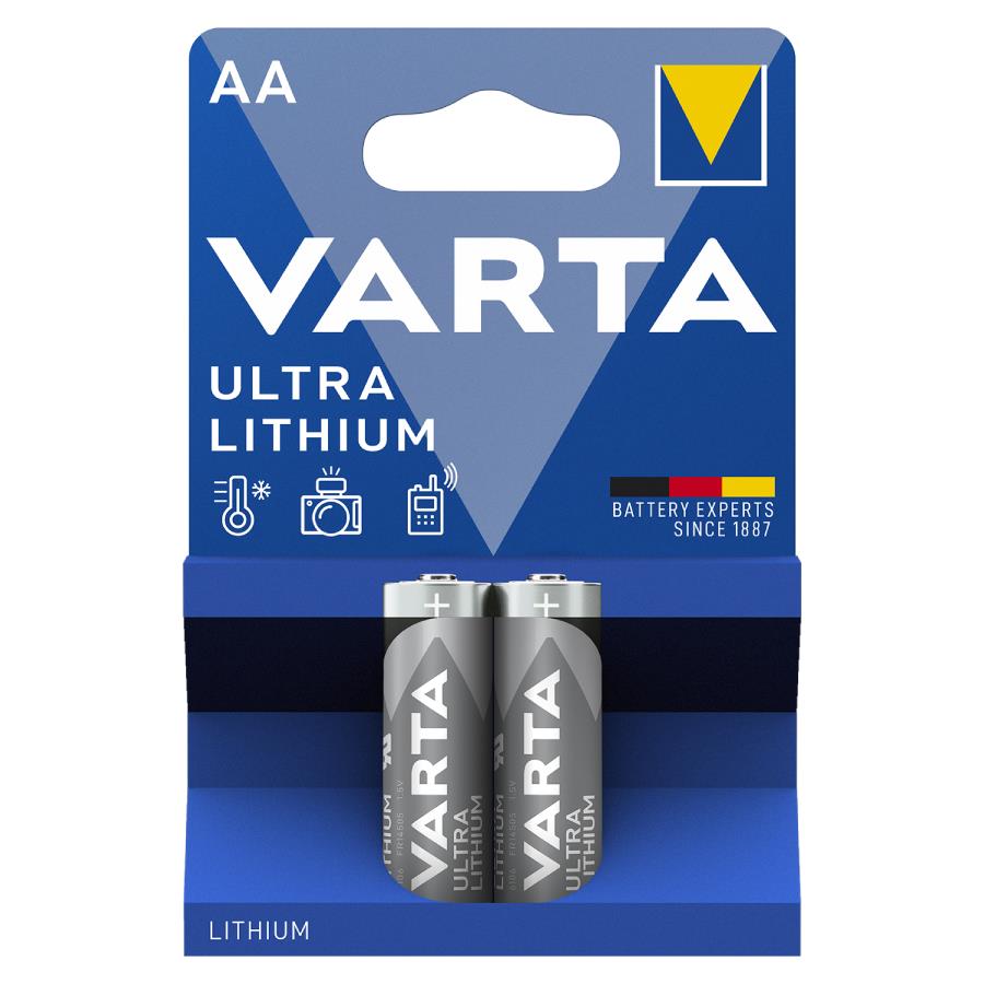 753926-o1.jpg Varta Μπαταρία Λιθίου AA 1.5V 2τμχ 6106301402 - Image 1