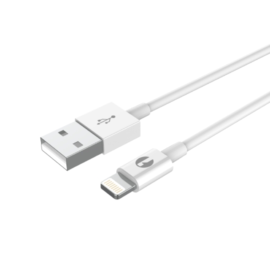 754250-o1.jpg iSnatch Καλώδιο Φόρτισης & Data Lightning για iPhone 2m 10W 2A Λευκό 59.1803.02 - Image 1