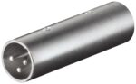 Adaptor XLR 3 Pin Αρσενικό σε Αρσενικό Μεταλλικό Goobay 27460