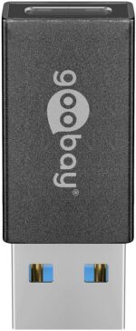 Goobay Μετατροπέας USB-A 3.0 Αρσενικό σε USB-C 3.2 Θηλυκό Μαύρο 45400