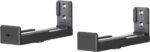Goobay Βάση για Soundbars & Ηχεία έως 15kg με Αντικραδασμικά & Αντιολισθητικά Τακάκια Μαύρη 70827