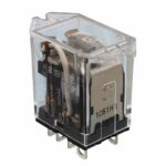 Ρελέ Ηλεκτρομαγνητικό 240VAC 10A 2 Επαφών N.O+N.C 8 Pin Faston Omron LY2 220/240VAC