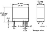Ρελέ Ηλεκτρομαγνητικό 48VDC 16A 1 Επαφής N.O 8 Pin για PCB Omron G2R-1-E 48VDC - Image 4