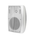 MegaSound SM-M224W Ζεύγος Ηχείων Λευκά Πλαστικά 2 Δρόμων 4" 60W 8Ω/100V με Βάση Τοίχου 150x130x220mm