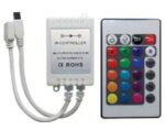 Controller για Ταινίες LED RGB 12/24VDC 6A με Τηλεχειριστήριο IR 02.038.0050