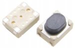 Microswitch TACT 4 Pin Push ON SPST-NO, 0.4N, SMT 4.2x3.2x2.5mm C&K PTS815SJG250SMTRLFS