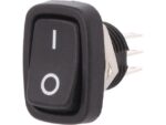 Διακόπτης Rocker ON-ON 6 Pin DPDT, 3A/250VAC, Φ12.2mm SCI R13-213B-03-BBNN