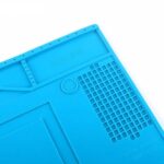 PCWork PCW10B Αντιστατική Επιφάνεια Εργασίας 390X270mm από Σιλικόνη Ανθεκτική στη Θερμότητα & Μαγνητικές Θέσεις Εξαρτημάτων Μπλε - Image 3