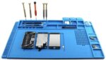 PCWork PCW10A Αντιστατική Επιφάνεια Εργασίας 450x300mm από Σιλικόνη Ανθεκτική στη Θερμότητα, Θήκες Αποθήκευσης & Μαγνητικές Θέσεις Εξαρτημάτων Μπλε - Image 3
