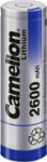 Camelion Επαναφορτιζόμενη Μπαταρία Li-Ion 18650 2600mAh 3.7V Φ18.4x65.2mm ICR18650