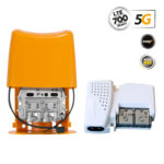 Televes NanoKom Kit: Ενισχυτής Ιστού TV V/U/SAT Mix 24dB με Τροφοδοτικό 1 Εξόδου με Φίλτρο 5G LTE 438620