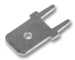 Ακροδέκτης Faston Ίσιος Αρσενικός 6.3mm για PCB Επικασσιτερωμένος Ορείχαλκος Ninigi FS1536