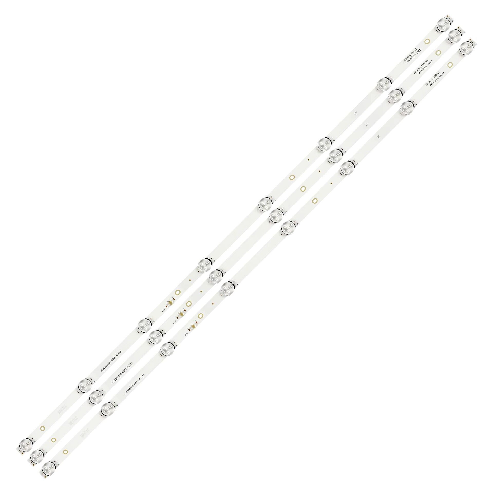 921288-o1.jpg LED Backlight 8 LED Turbo-X / Blaupunkt 39/40" HL-00390A30-0402S-07 A0 Σετ 3τμχ - Image 1
