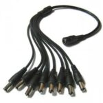 Τροφοδοτικό Γραφείου Switching 12VDC 5A με Βύσμα 5.5x2.1mm & Διακλαδωτή Καλωδίου Τροφοδοσίας 1:8 Anga CPA1205-5A+CD1-8 - Image 2