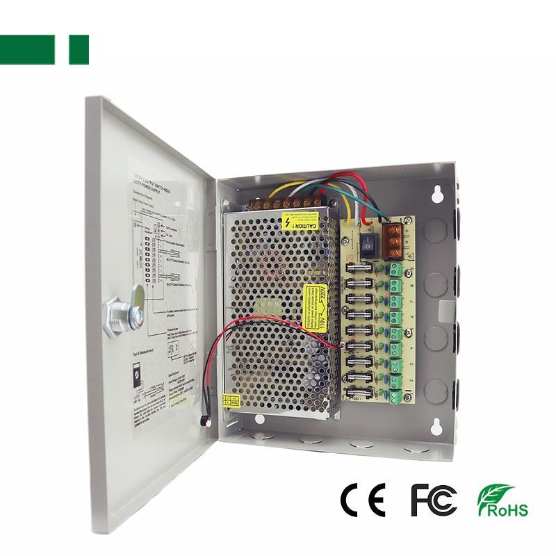 946777280-o1.jpg Τροφοδοτικό Switching 12VDC 10A για Συστήματα Ασφαλείας με 9 Εξόδους 233x206x52mm Anga CP1209-10A-9 - Image 1