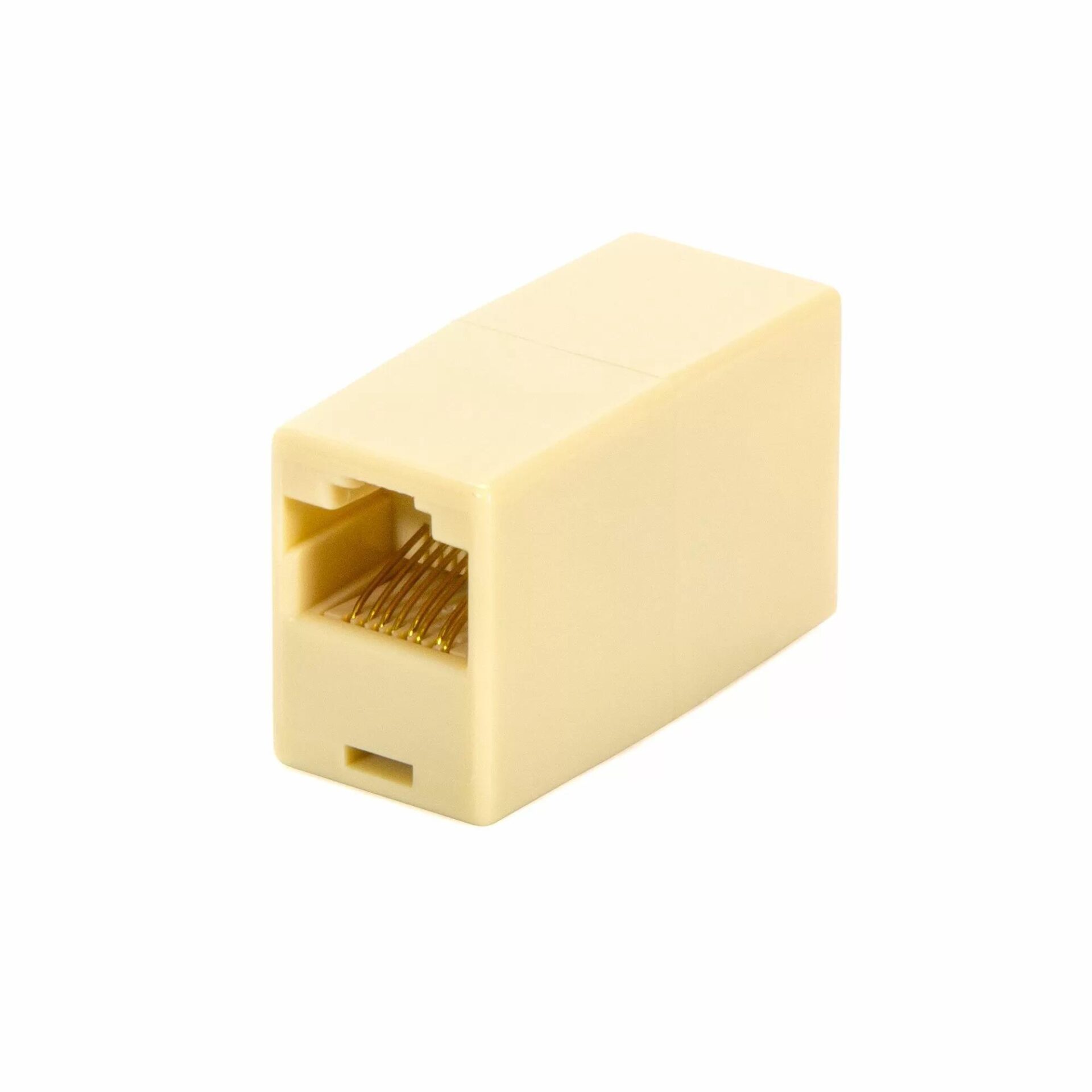 946779230-o1.jpg Adaptor RJ45 8P8C Θηλυκό σε Θηλυκό Μπεζ - Image 1