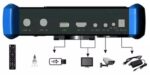 SF-7000B Ψηφιακό Πεδιόμετρo DVB-S2 & DVB-T2 H.264 με Οθόνη 7" με Μπλε Θήκη - Image 3