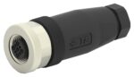 Βύσμα Μ12 Θηλυκό 5 Pin για Καλώδιο, 4Α 60V IP67 B Code Profibus TE Connectivity T4110401051-000