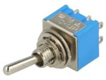 Διακόπτης Μοχλού Toggle ON-ΟΝ 6 Pin DPDT, 3A/250VAC, Φ6.2mm Ninigi TSM202A1