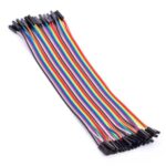 Jumper Cables Θηλυκό σε Θηλυκό 17cm, Σετ των 40τμχ Kamami CAB F-F(40-17-RAINBOW)